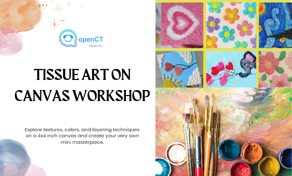 Tissue Art on Canvas Workshop - 2.0